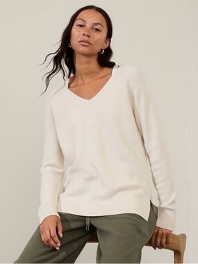 Athleta Hanover V-Neck Sweater